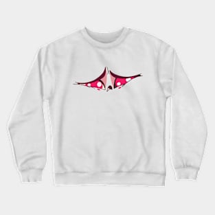 Hazbin Hotel / angel dust cute eyes Crewneck Sweatshirt